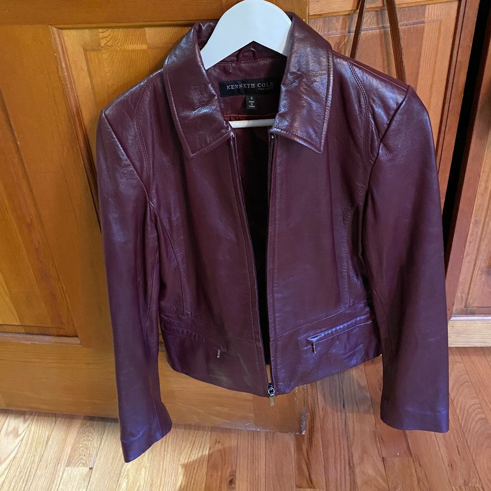 Kenneth Cole New York Leather Jacket